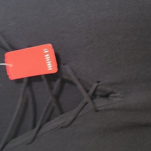 NWT Forever 21 Black Sweater Dress Longsleeve Black Size Small - Picture 6 of 10